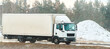 © AlexGo - Logistics vehicle traveling in cold weather