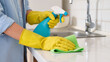 © Creative  - cleaning the kitchen