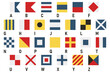 © kashurin - International maritime signal flags - sea alphabet , vector