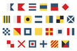 © kashurin - International maritime signal flags - sea alphabet , vector