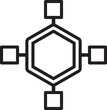© DarkShape Studio - AI Processing Node Outline Icon