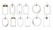 © Simone Matos - Elegant Collection of Blank Tags and Labels for Product Decoration and Gift Giving