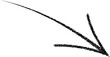© farhanatisha - Hand drawn Black marker Arrows animation on a transparent background, Hand drawn Brush Check marks doodle set. checkbox, checklist, tick and cross signs, drawn concept.
