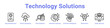 © RanuKumbolo.lab - Technology Solutions Icon Banner and Collection