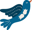 © Mykola Syvak - Bird Flying Scandinavian Folk