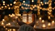 © Molka - Warm Christmas candles glowing inside a church during the holiday season