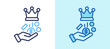 © Littlestar23 - Royalties whiteblue icon