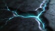 © Art_spiral - dark abstract cracked surface with glowing teal fissure representing security breach vulnerability exploit risk and incident response repair concept