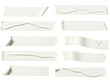 © dipu - Set of white adhesive tapes isolated on transparent background
