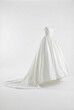 © Vivid_Vision - Elegant white ball gown wedding dress with long train
