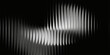 © ITS OK - Abstract black and white vector background featuring a dark metallic texture with futuristic silver wave lines and a shiny digital motion pattern for a sleek technology wallpaper design