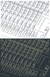 © blacklight_trace - Audio mixer close-up isometric drawings