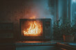 © andyaziz6 - Burning television on the kitchen counter with flames and smoke, causing a fire hazard in an indoor setting