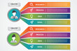 © Rimel - Creative minds in action: A vibrant infographic, showcasing a streamlined journey of research, processes, idea generation, and goal attainment.