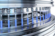 © Corona Borealis - Automated pharmaceutical semaglutide ozempic injection pen filling line. Aseptic manufacturing of injectable drug delivery devices, insulin GLP-1 pens. weight loss drug production, medical automation