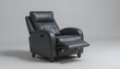 © Hi Alfan - Modern black leather recliner chair for relaxation and comfort