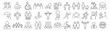 © Polyak Tata - People and community line icon set, family and teamwork outline pictograms, social group and human relationship symbols collection on transparent background