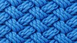 © Monna collection  - Close up of blue knitted fabric texture