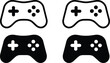 © candysartistry - Simple game controller icons set