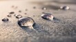 © TensorSpark - Close-up of water droplet on concrete surface suggesting basement waterproofing and moisture protection.