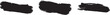 © Stock By Ahmad - Rough black paint swatch set with handmade brush texture