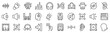 © SkyLine - Set of 30 outline icons related to sound. Linear icon collection. Editable stroke. Vector illustration