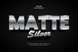 © Navy Graphic - Matte Silver Editable Text Effect Style 3d Luxury
