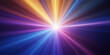 © Nipa - Abstract colorful background with bright blue rays and a glowing star burst design featuring a cosmic light flare and motion speed illustration for a shiny energy backdrop