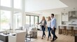 © riko - Real Estate Agent Showing a Home to a Couple.