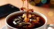 © Okta - Coffee being poured into a cup.