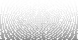 © magr80 - Grayscale dotted halftone with curved particle dispersion