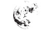 © Amar - Partial view of Earth from space showing high-contrast continents and oceans.