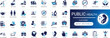 © Iconova Studio - Public health solid icon set featuring community care medical wellness and disease prevention, hospital patient safety symptoms and virus, and vaccination clinic healthcare editable vector icons