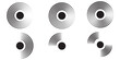 © Daishin - Radial lines pulse from center creating dynamic echo effect with circular patterns, perfect for audio visualization, signal graphics, and geometric wave compositions