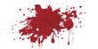 © Md - Grungy red ink splat and paint splashes create a textured blood splatter design with artistic drips, spray spots, and vector stains on a dirty liquid backdrop pattern