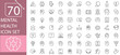 © hadia - 70 Mental Health Icons Set Featuring Emotional Wellbeing, Stress Management, Therapy, Counseling, Mindfulness, Anxiety Relief, Depression Awareness, Self-Care, Psychology, and Mental Wellness Support.