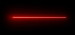© Creative Visuals - Red neo ray on dark background. Red laser light flare