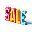 © Design Stock  - Colorful sale sign isolated on white background