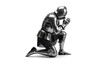 © Harry - Knight in Full Armor Kneeling in Prayer