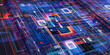 © Corona Borealis - Digital information architecture: Multilayer network grid representing data flow, quantum computational systems, virtual infrastructure design. Information technology, cybersecurity, AI data science