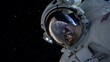 © Monir - Astronaut gazing at Earth from space with stunning view of our planet