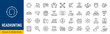 © iiierlok_xolms - Headhunting web icons in line style. Recruitment, career, resume, work group, candidate, job hiring, collection. Editable stroke. Vector illustration.