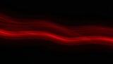 Abstract Red and Orange Light Streaks on Black Cinematic Background