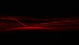 Abstract Red and Orange Light Streaks on Black Cinematic Background