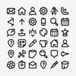 © TanjinaAkter - A clean black and white vector icon set 13.eps