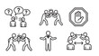 © Ronjite - Vector illustrations of human interactions and communication concepts