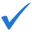 © Vexels - Blue check mark