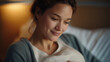 © forenna - Prenatal care routines rely on a fetal ultrasound scan showing baby development, supporting maternal health, fetal monitoring, and clinical reassurance. cinematic color correction, natural uneven