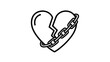 © STOCK MEDIA - Broken heart mended with chain