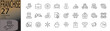 © Ningrum - Franchise line editable icon set. Editable stroke. Vector illustration.